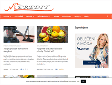 Tablet Screenshot of meredit.cz